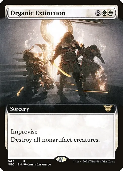 Organic Extinction · Neon Dynasty Commander 43/179