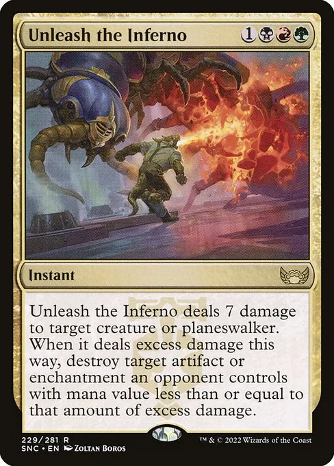 Unleash the Inferno · Streets of New Capenna 229/513
