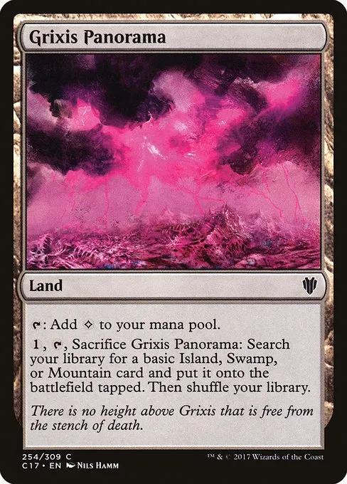 Grixis Panorama · Commander 2017 254/309