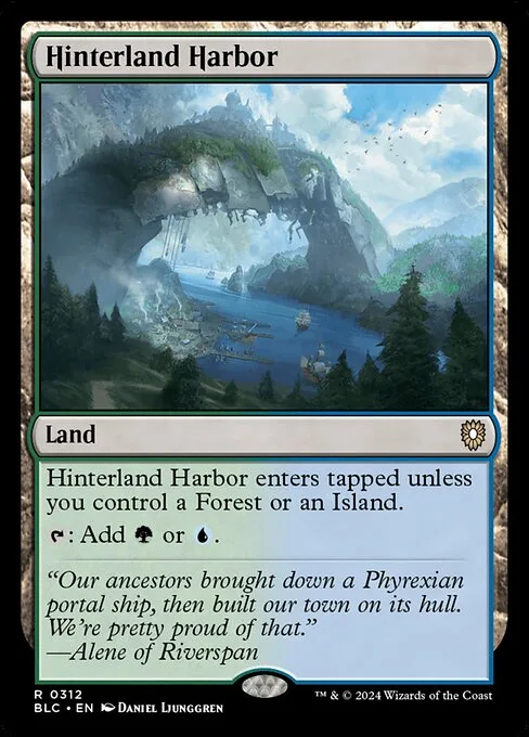 Hinterland Harbor · Bloomburrow Commander 312/356