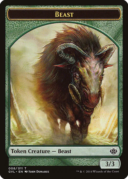 Beast · Duel Decks Anthology: Garruk vs. Liliana Tokens 8/4