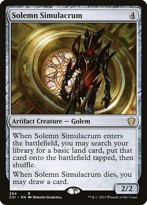 Solemn Simulacrum · Commander 2021 264/409