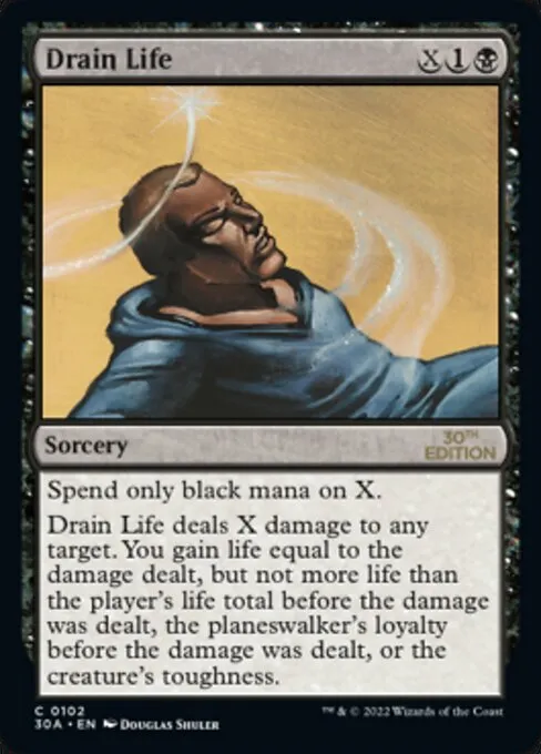 Drain Life · 30th Anniversary Edition 102/594