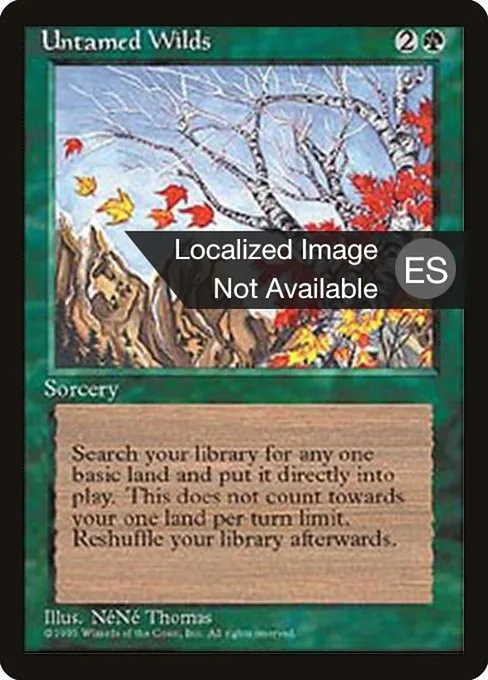 Untamed Wilds · Fourth Edition Foreign Black Border 279/378