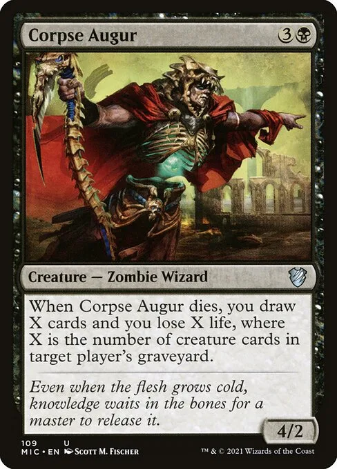 Corpse Augur · Midnight Hunt Commander 109/187