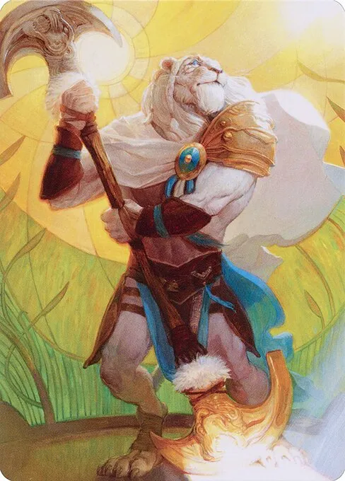 Ajani, Sleeper Agent // Ajani, Sleeper Agent · Dominaria United Art Series 42/81