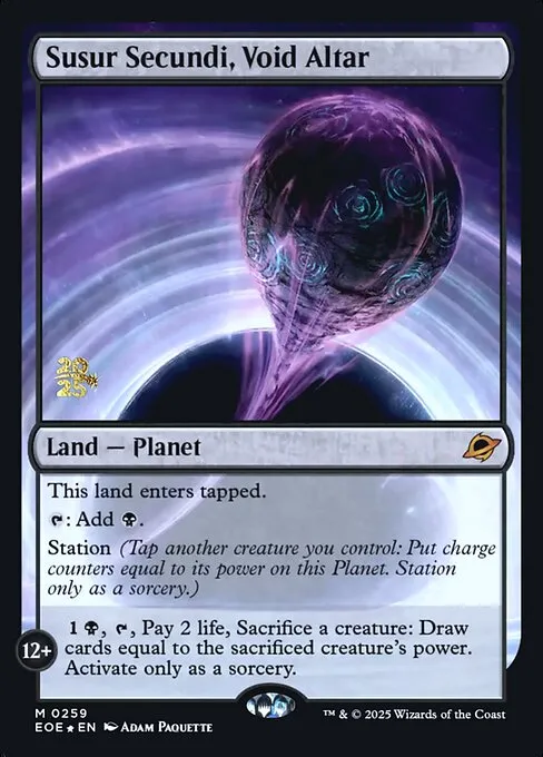 Susur Secundi, Void Altar · Edge of Eternities Promos 259s/160