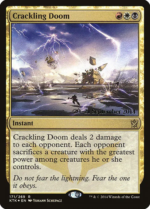 Crackling Doom · Khans of Tarkir Promos 171s/56