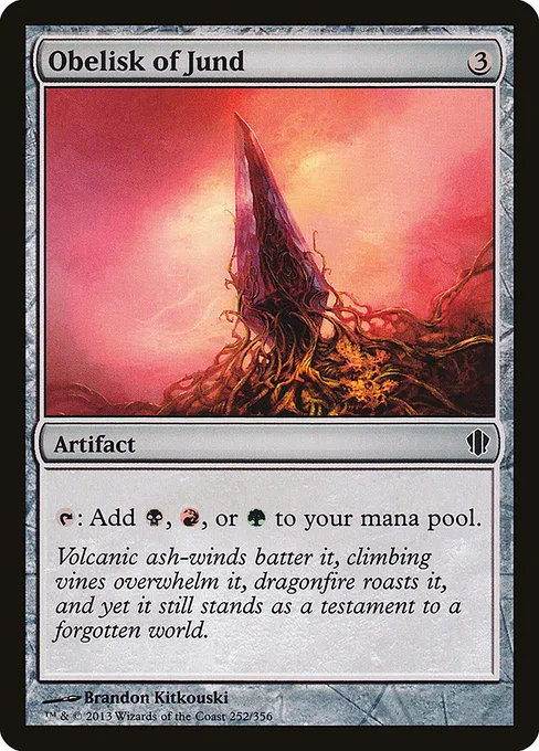 Obelisk of Jund · Commander 2013 252/356
