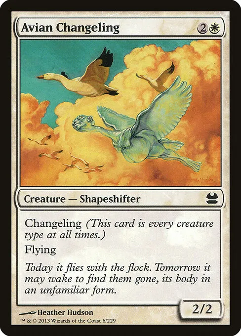 Avian Changeling · Modern Masters 6/229