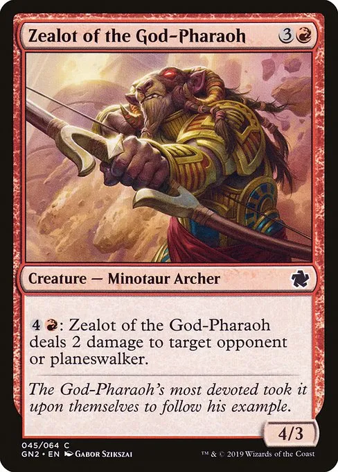 Zealot of the God-Pharaoh · Game Night 2019 45/64