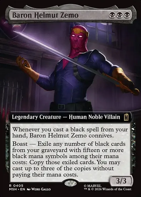 Baron Helmut Zemo · Marvel Super Heroes 405/24