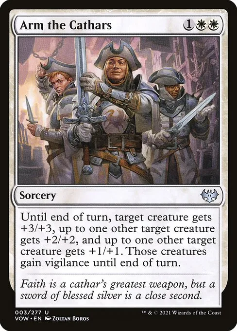 Arm the Cathars · Innistrad: Crimson Vow 3/423