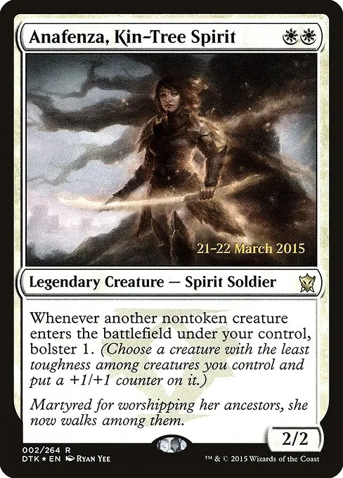 Anafenza, Kin-Tree Spirit · Dragons of Tarkir Promos 2s/51