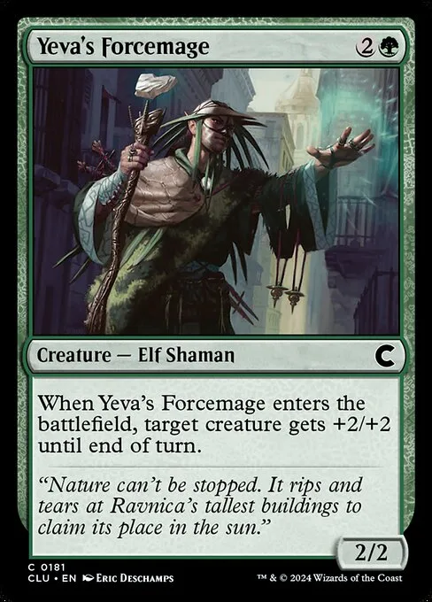 Yeva's Forcemage · Ravnica: Clue Edition 181/284