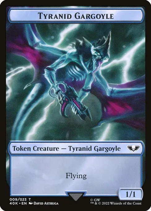 Tyranid Gargoyle · Warhammer 40,000 Tokens 9/31