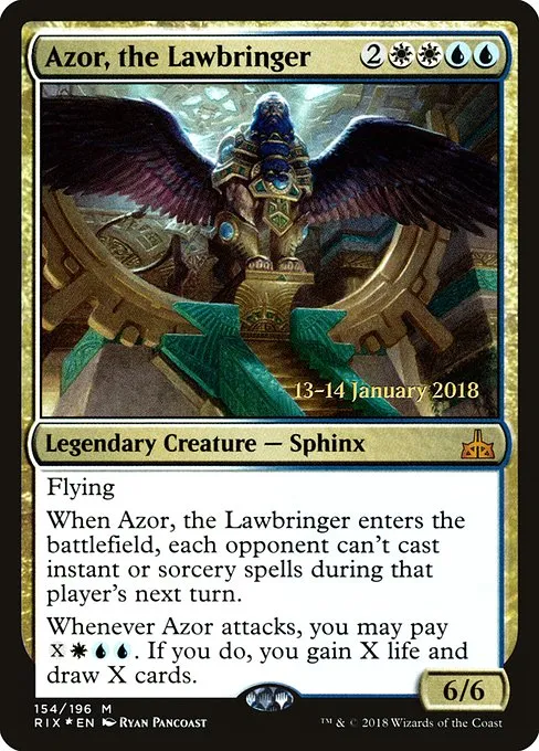 Azor, the Lawbringer · Rivals of Ixalan Promos 154s/98
