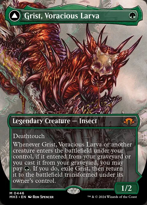 Grist, Voracious Larva // Grist, the Plague Swarm · Modern Horizons 3 446/528