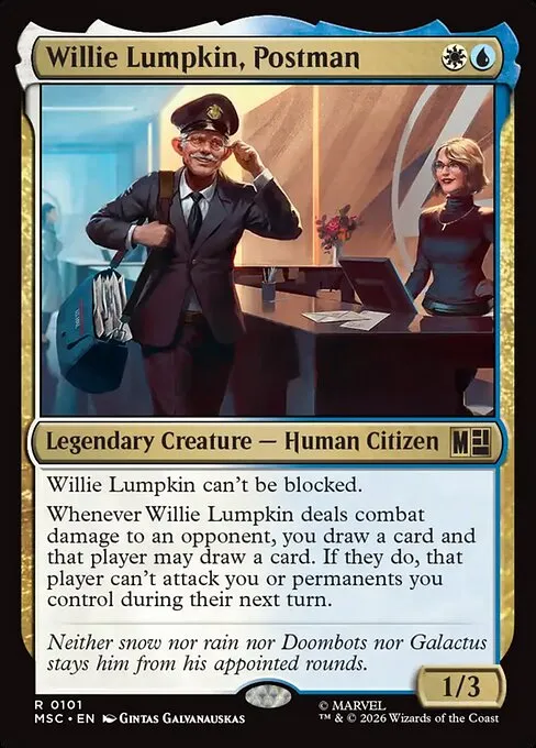 Willie Lumpkin, Postman · Marvel Super Heroes Commander 101/9