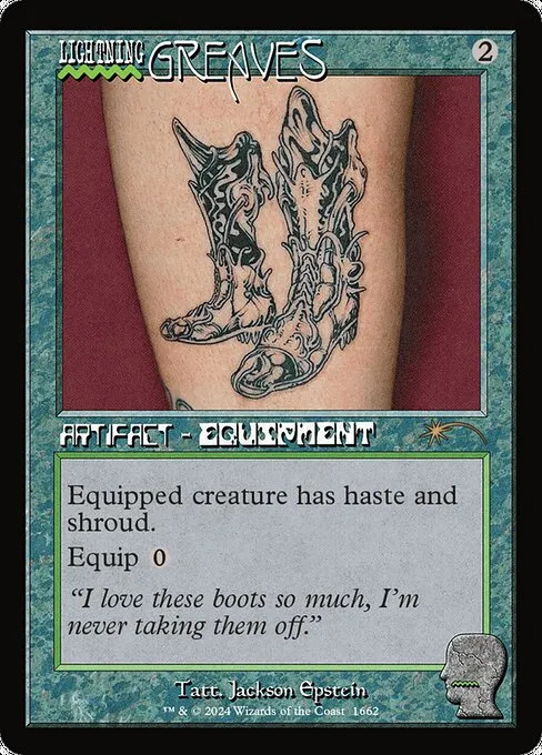Lightning Greaves · Secret Lair Drop 1662/2547