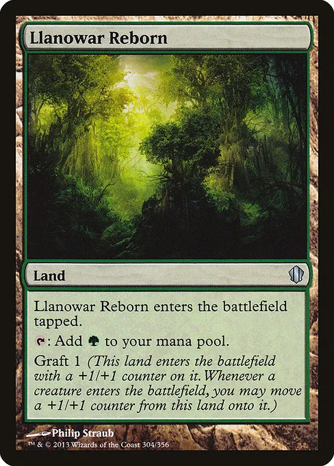Llanowar Reborn · Commander 2013 304/356