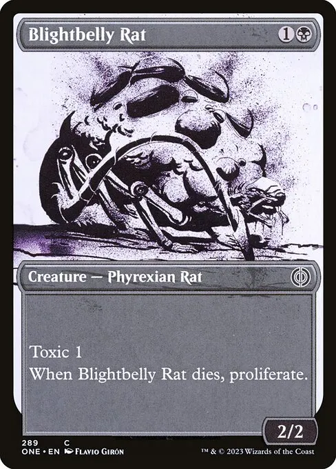 Blightbelly Rat · Phyrexia: All Will Be One 289/479