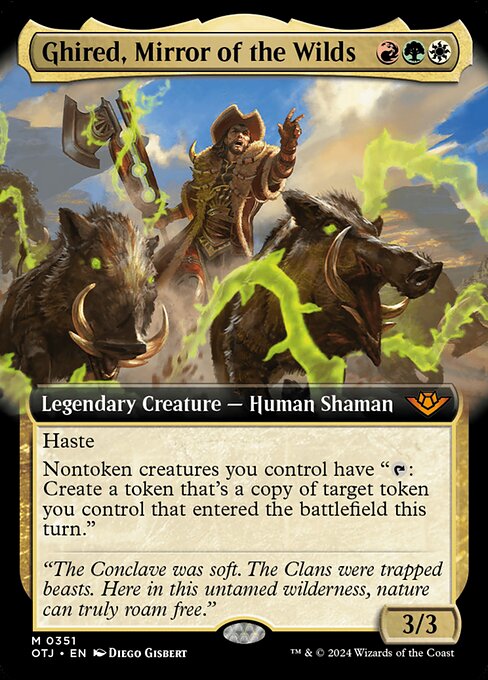 Ghired, Mirror of the Wilds · Outlaws of Thunder Junction 351/374