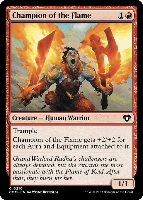 Champion of the Flame · Commander Masters 210/1067