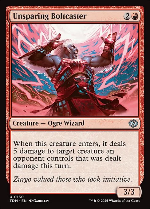 Unsparing Boltcaster · Tarkir: Dragonstorm 130/427