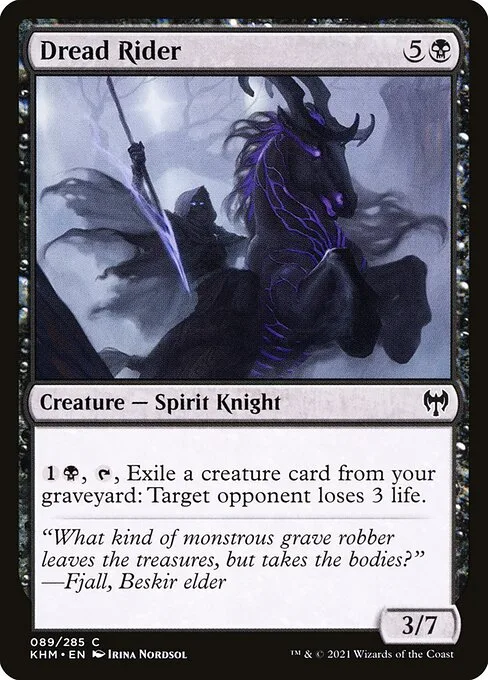 Dread Rider · Kaldheim 89/425