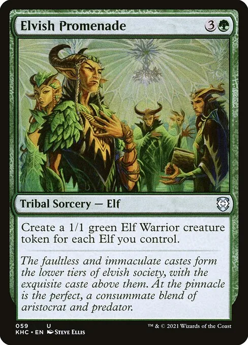 Elvish Promenade · Kaldheim Commander 59/119