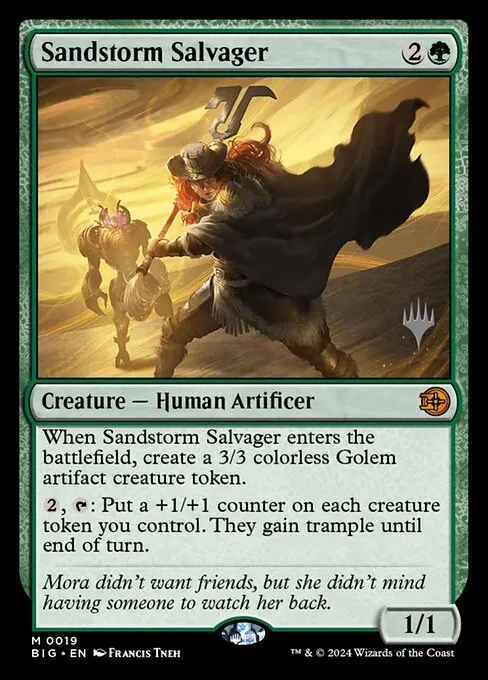 Sandstorm Salvager · The Big Score Promos 19p/14