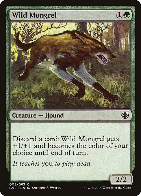 Wild Mongrel · Duel Decks Anthology: Garruk vs. Liliana 5/63