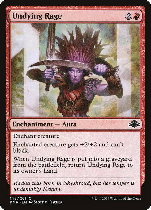 Undying Rage · Dominaria Remastered 146/457