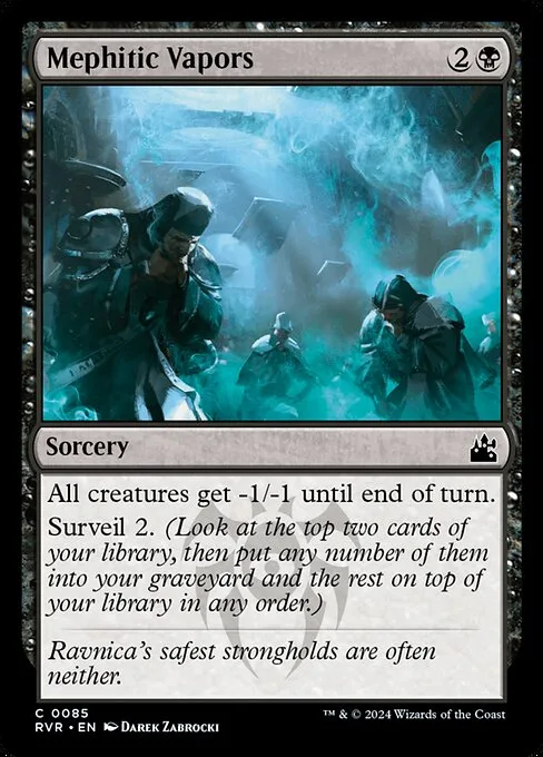 Mephitic Vapors · Ravnica Remastered 85/531