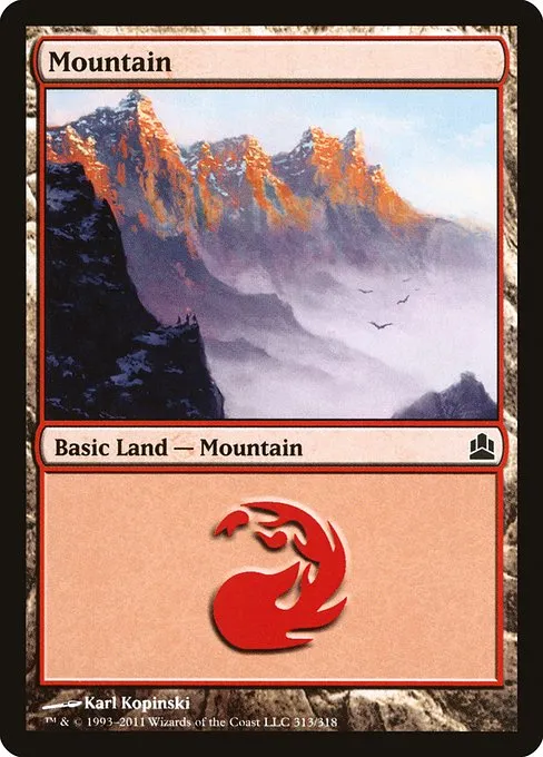 Mountain · Commander 2011 313/318
