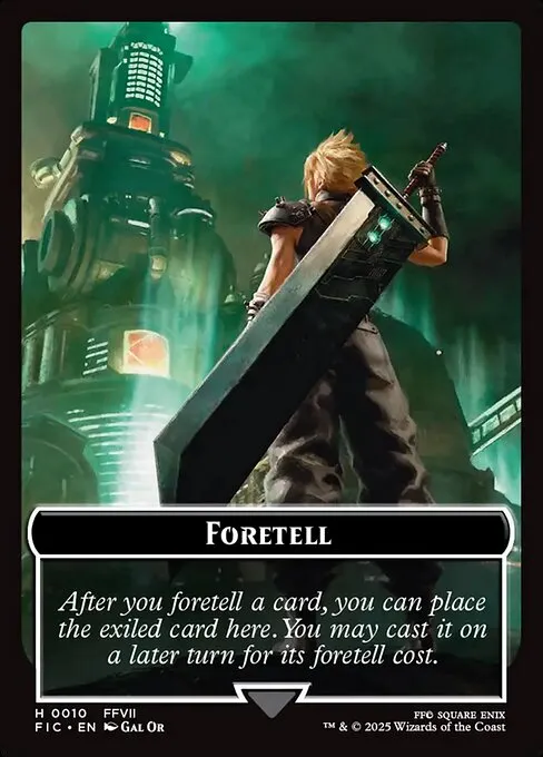 Foretell · Final Fantasy Commander Tokens 10/11