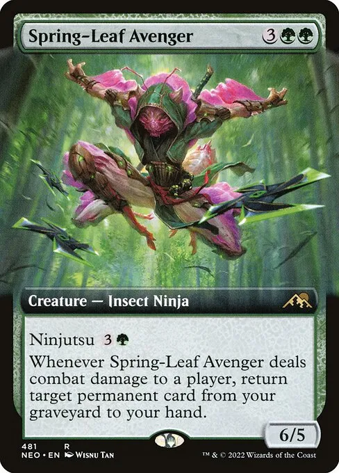 Spring-Leaf Avenger · Kamigawa: Neon Dynasty 481/531