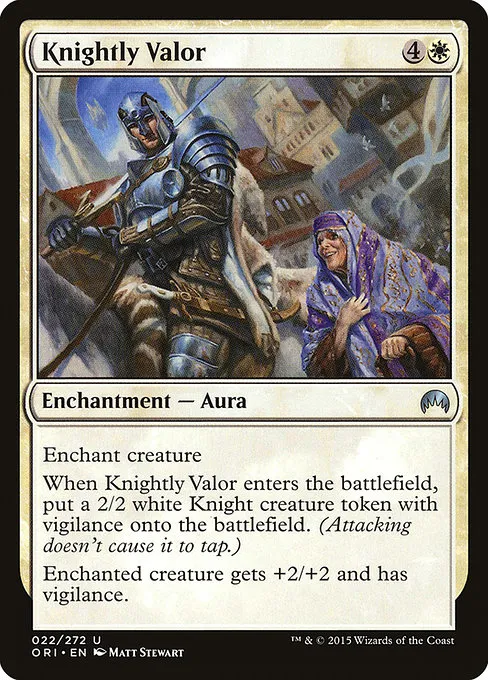 Knightly Valor · Magic Origins 22/288