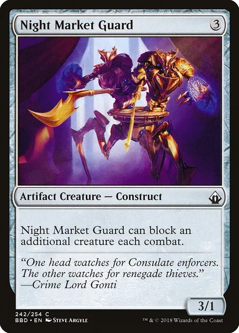 Night Market Guard · Battlebond 242/256