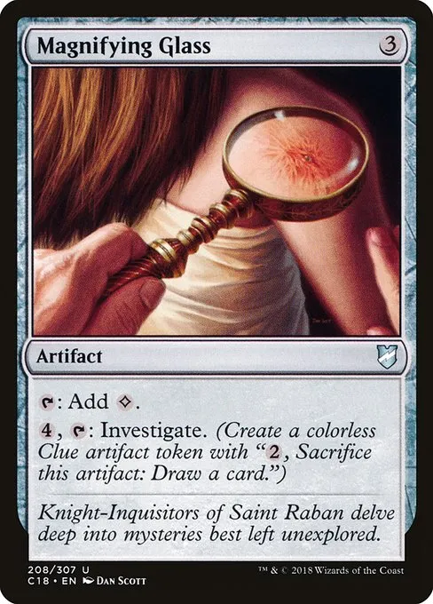 Magnifying Glass · Commander 2018 208/307