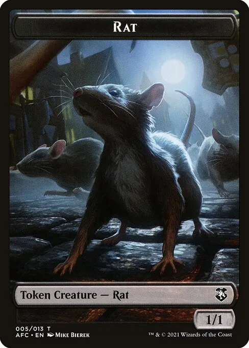 Rat · Forgotten Realms Commander Tokens 5/13