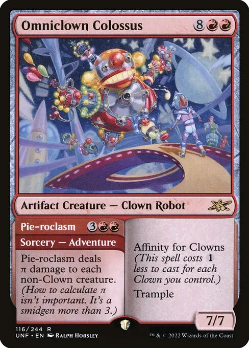 Omniclown Colossus // Pie-roclasm · Unfinity 116/639