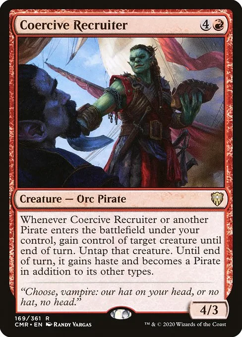 Coercive Recruiter · Commander Legends 169/718