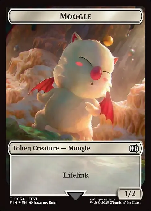 Moogle · Final Fantasy Tokens 34/37