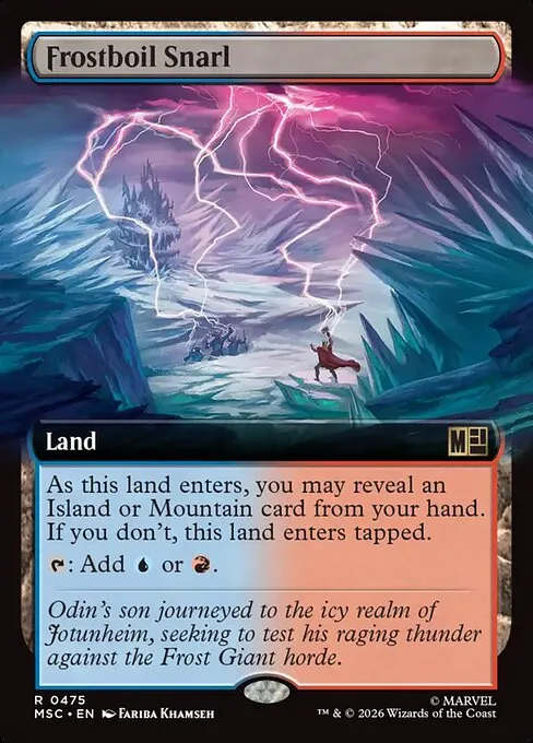 Frostboil Snarl · Marvel Super Heroes Commander 475/9