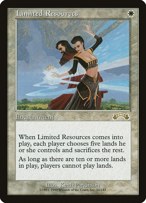 Limited Resources · Exodus 10/143
