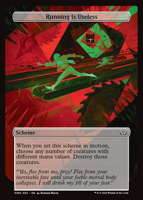 Running Is Useless · Duskmourn: House of Horror Commander 356/373