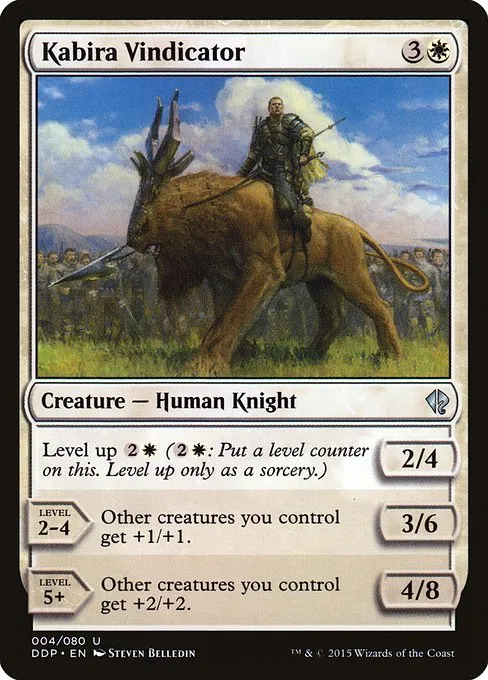 Kabira Vindicator · Duel Decks: Zendikar vs. Eldrazi 4/80
