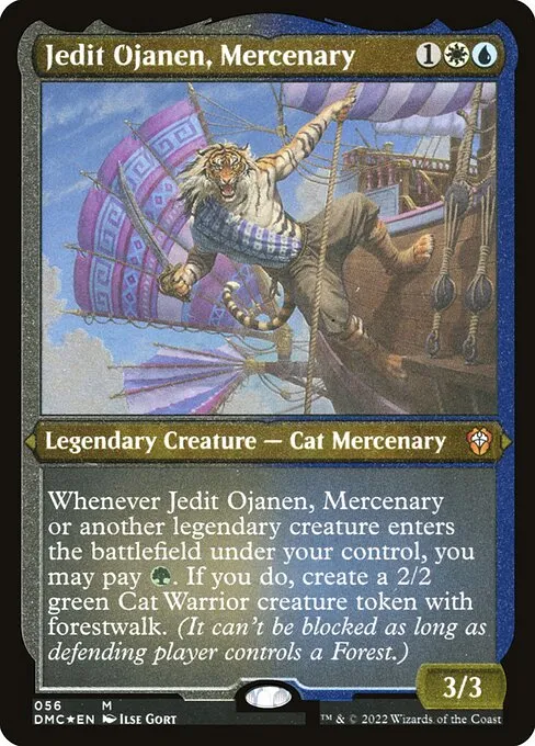 Jedit Ojanen, Mercenary · Dominaria United Commander 56/240